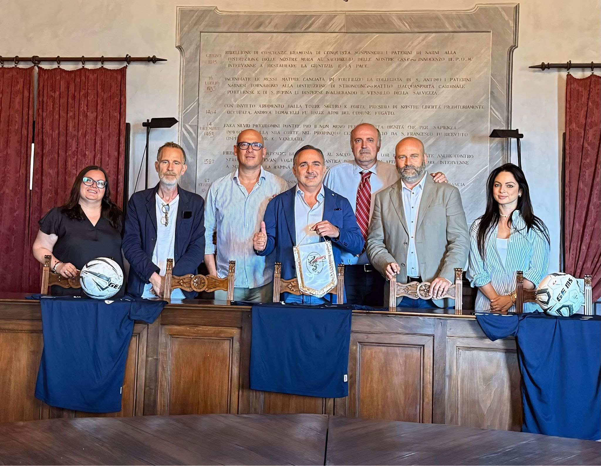 immagine notizia (PTN) Stroncone, presentata stamattina la stagione agonistica della Sezione Calcio Polisportiva Ternana